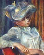 Woman in a hat 1895